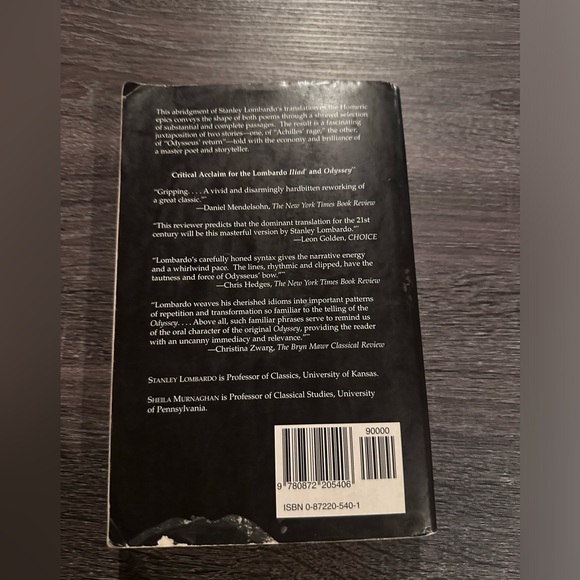 The Essential Homer (Hackett Classics) Stanley Lombardo 9-780872-205406 - Picture 2 of 3